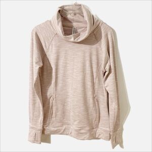 Kyodan Outdoor Long Sleeve Turtle / Cowl Neck Pullover Sweatshirt Thumb Holes